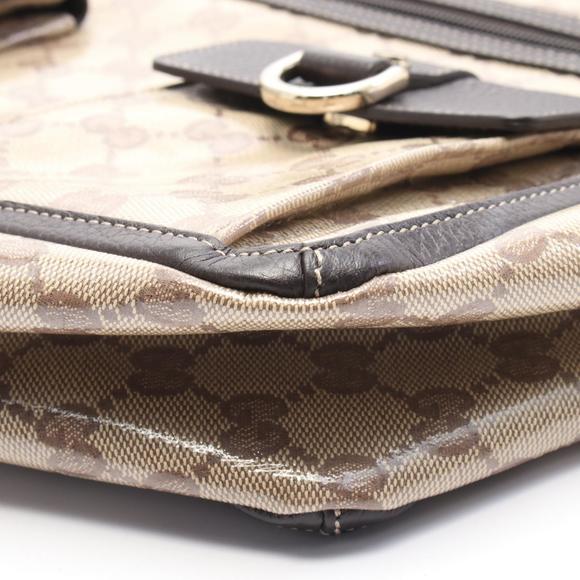 Gucci GG Beige Brown Tote Abbey Leather Crystal Bag - Picture 7 of 7